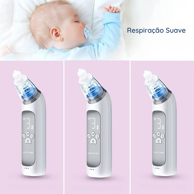 Higienizador Nasal Elétrico para Bebês
